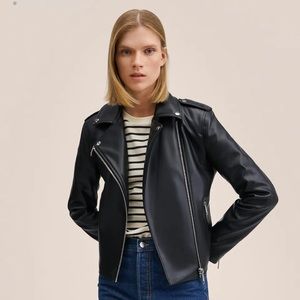 Mango vegan jacket size S, black
